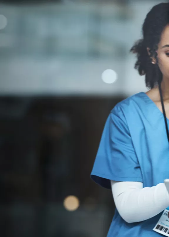 Doctors using tablet